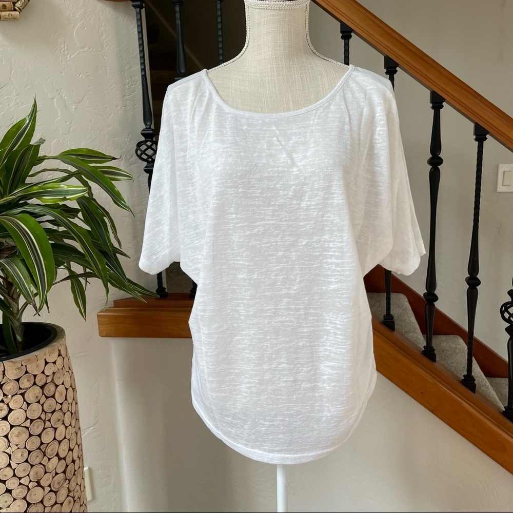 La Meil by Hyped Unicorn White Boho Top Size: M NWT‎